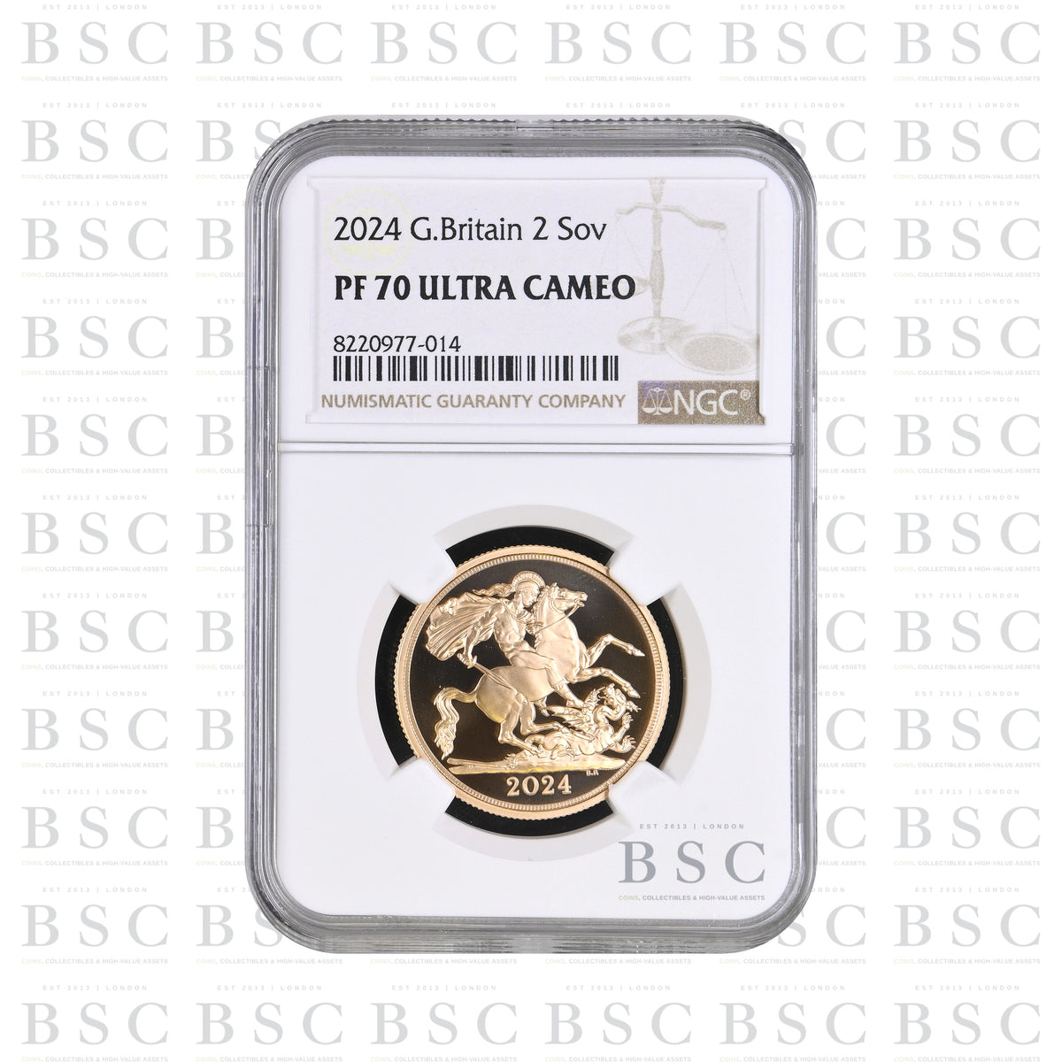 2024 Double Sovereign King Charles III - Proof Gold Coin - NGC PF70 Ultra Cameo