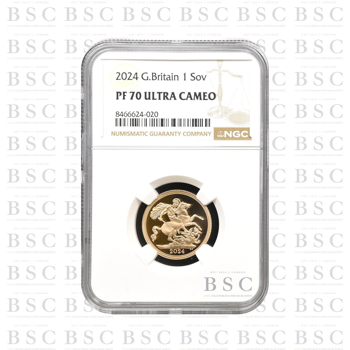 2024 Full Sovereign King Charles III - Proof Gold Coin - NGC PF70 Ultra Cameo