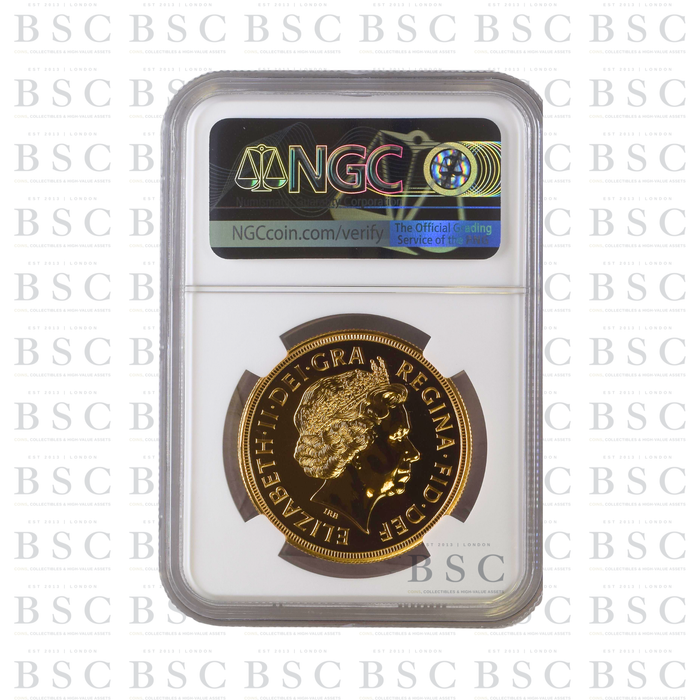 2003 £5 St George Gold Coin MS70 DPL NGC